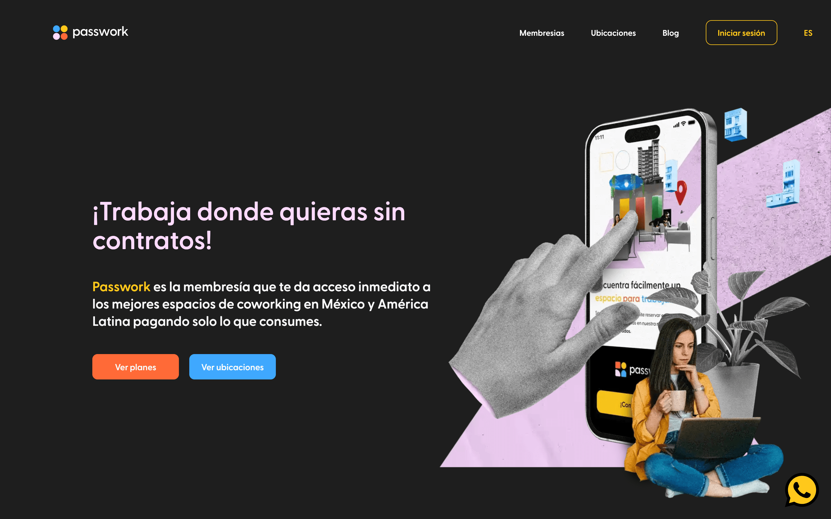 Passwork home page